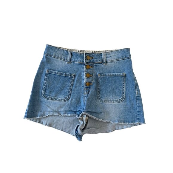 ROXY Women’s Buttondly Denim Shorts Size 28 - Picture 6 of 6